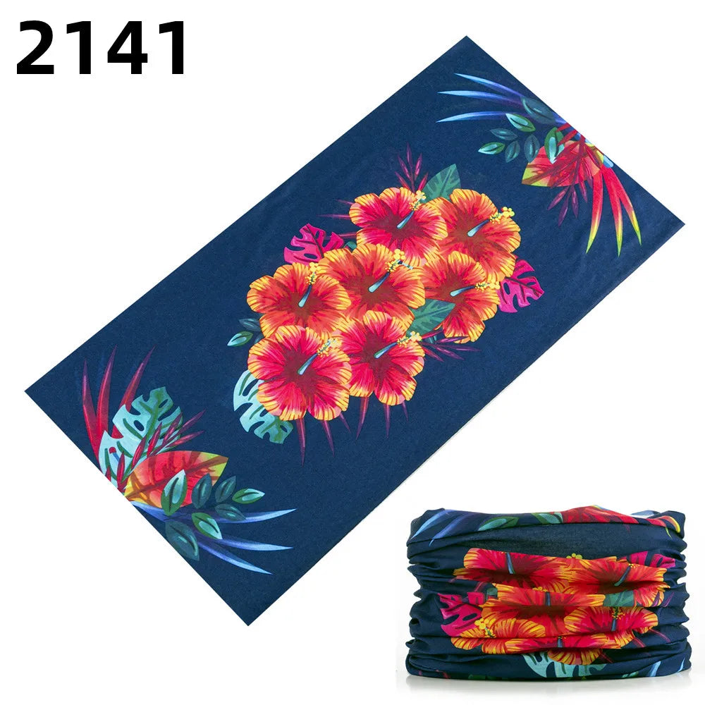 2101Unisex Climbing Hiking Scarf Sport Headwear Bandanas Motorcycle Turban Hand Band Magic Scarves Outdoor Cycling Headband Mask 2141