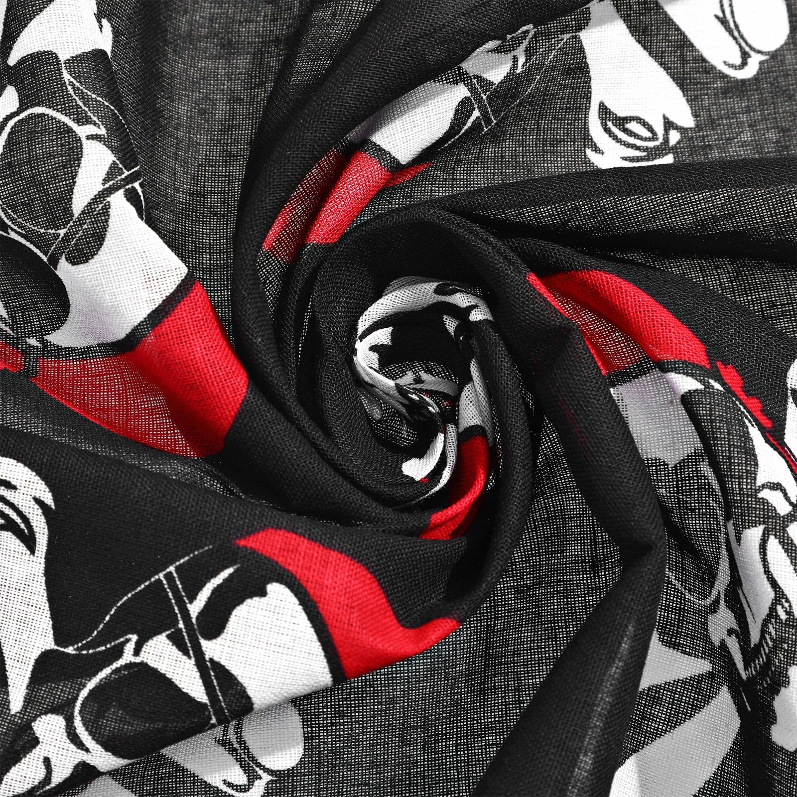 6pcs Pirate Skull Headscarf Bandana Headband Handkerchief Skeleton Cosplay Costume Props Accessories