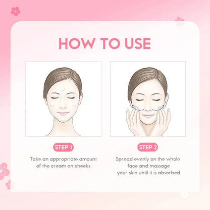 Sakura Whitening Face Serum Anti Aging Fade Fine Lines Tighten Pores Improve Melanin Pigment Dull Moisturizer Brighten Skin Care