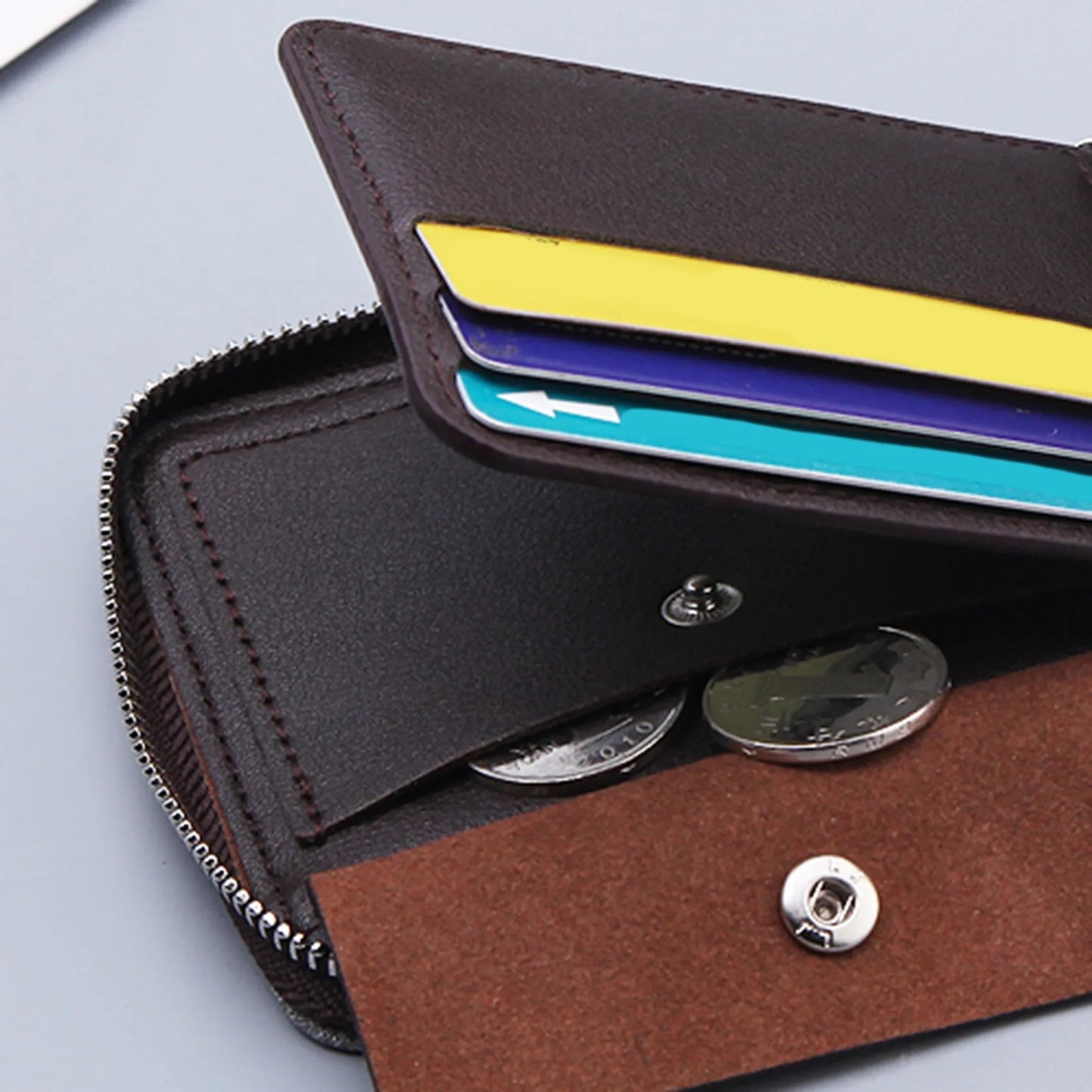 Short Men Wallets Slim Classic Coin Pocket Photo Holder Small Male Wallet Print Quality Card Holder Canvas Men Purses