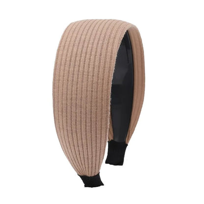 Wide-Brimmed Non-Slip Headband Women's Short Hair Simple Hair Clip Cover Gray Hair Fashion Temperament Hair Pressing Headwear