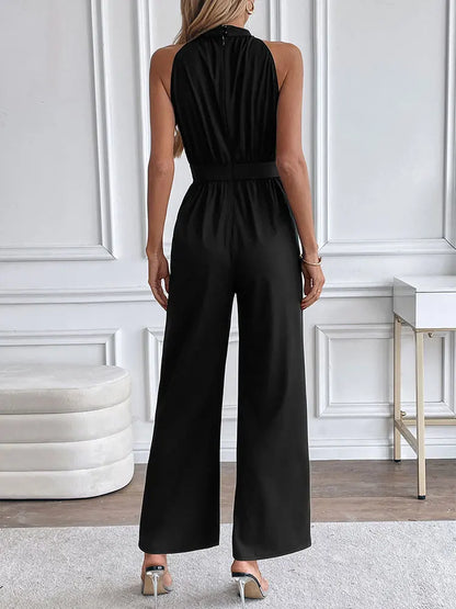 New Women's Jumpsuits Spring Streetwear Fashion Casual Slim Club Party Jumpsuits Sexy Black Sleeveless Female Elegant Clothing Badiee Stylez