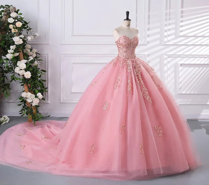 Sonhar Vestidos 15 Quinceanera Dresses Ball Gown Strapless Party Dresses Sweet Ball Gown Customized 15 Year Old Dress Plus Size Badiee Stylez