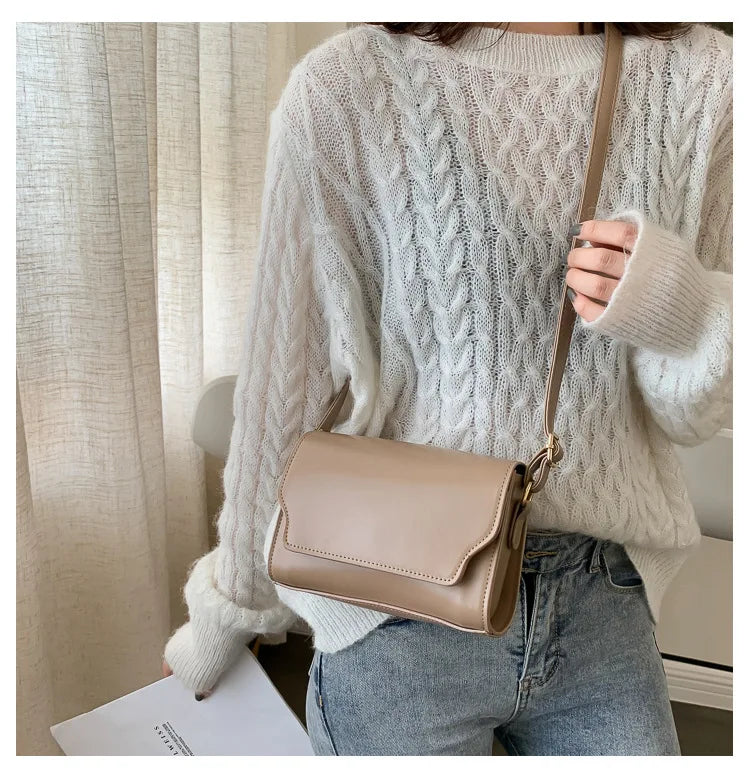 Mini Crossbody Bag for Women PU Leather Shoulder Bags Luxury Designer Handbag Fashion Female Messenger Small Square Pocket