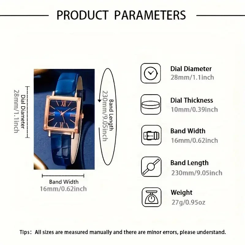 Women's Luxury Quartz Watch Roman Digital Dial Clock Women's Fashion Business Watch Casual Watch Jewelry