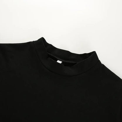 HORNY Sexy TShirt Women Black Short Crop Bandage Tee Tops Summer Fashion Girls Casual Short Sleeve Female Shirt Harajuku