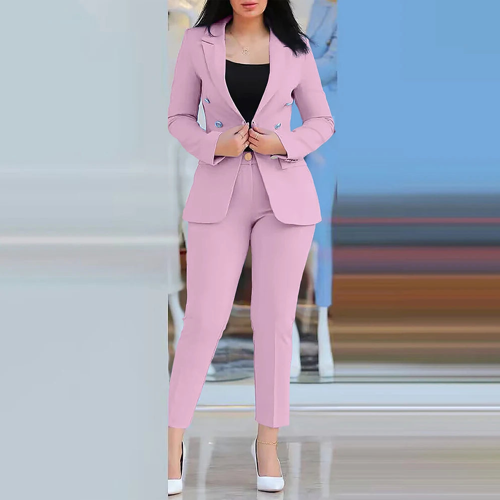 Fashionable Business Look Business Wear Casual Trousers M Orange All Seasons Casual Style Long Sleeve Style New Condition