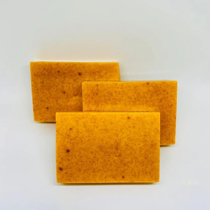 100g Turmeric Hand Made Soap, Lemon Kojic Acid Soap, Shower and Facial Soap Badiee Stylez