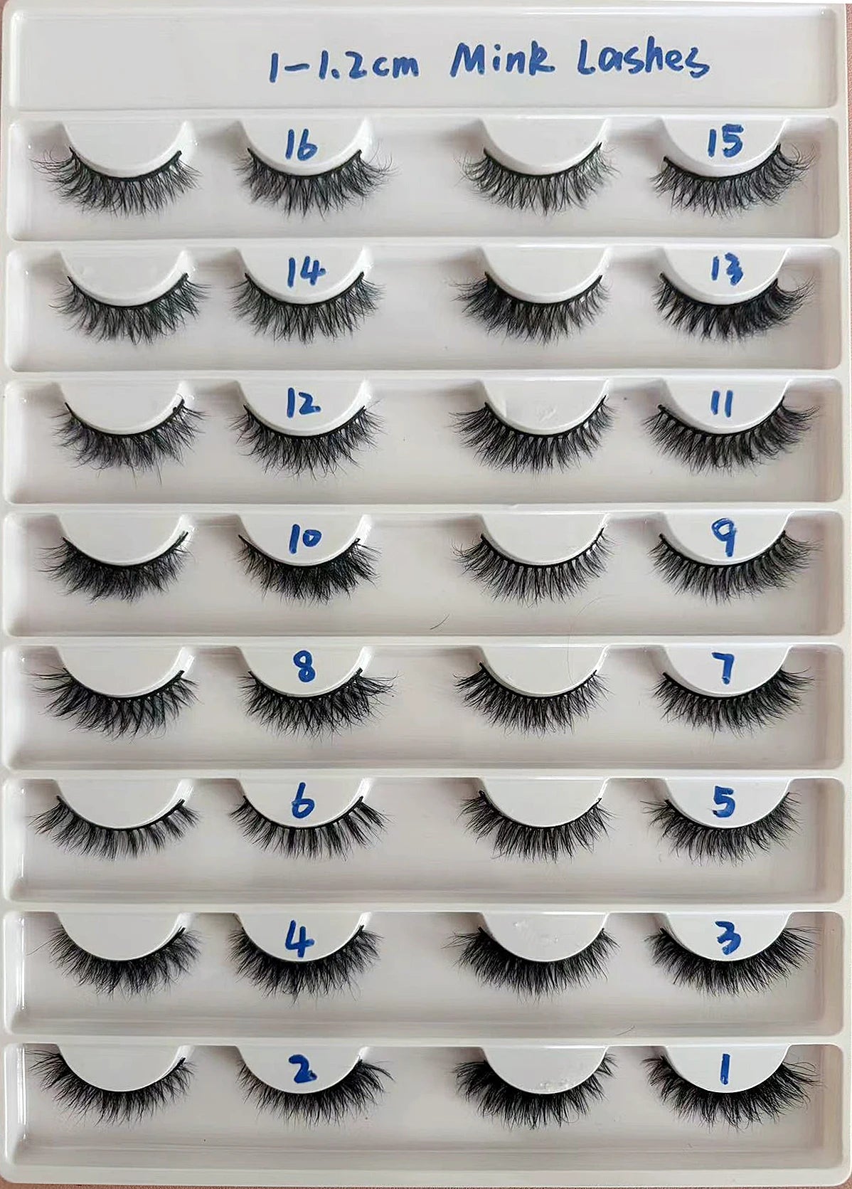 Dropshiping Makeup Mink Lashes Fluffy Soft Full Fake Eyelashes Natural False Eyelashes Wispy Lash Extension