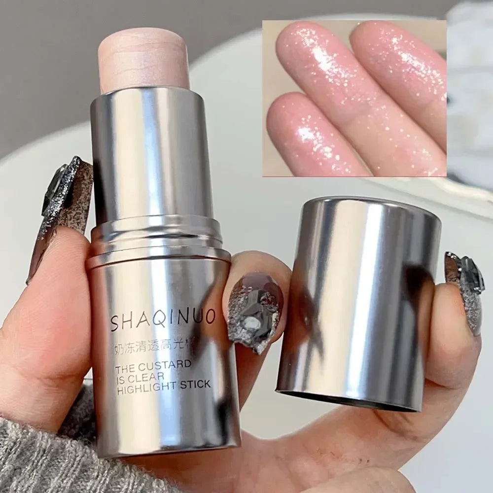 Water Light Highlight Blush Stick Shimmer Waterproof Face Contour Illuminator Lasting Moisturizer Brighten Contouring Cosmetics