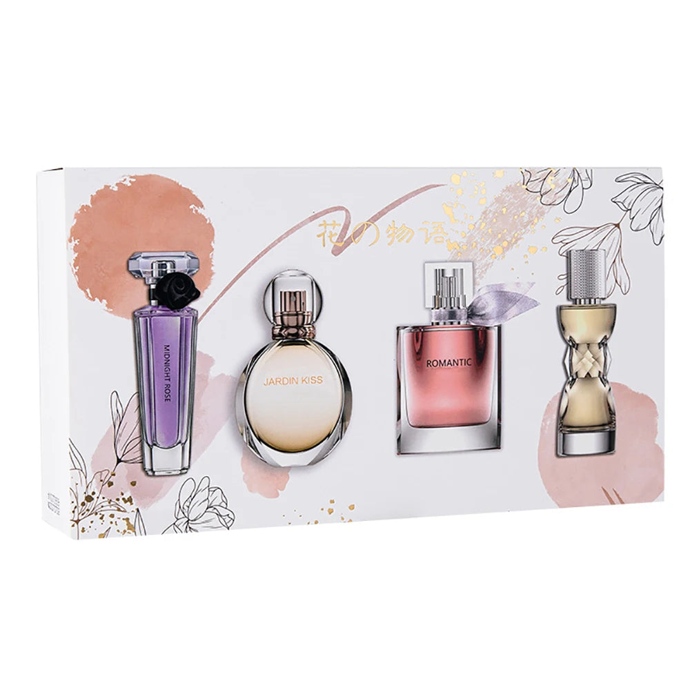 Brand 105ml Perfume Women Gift Box Four Piece Set духи Lasting Fragrance Body Spray Plant Floral Scent Pheromone Eau De Parfum Badiee Stylez