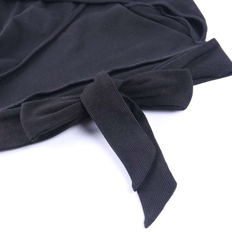 Sexy Backless Women Tank Top Bandage Slim Crop Top Summer 2024 Casual Streetwear Tops Solid Cotton Soft Criss Cross Top