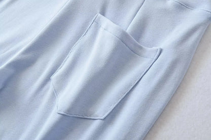 High waisted wide leg micro flared pants spring new style with a drooping feel, home stretch casual pants pantalones mujer