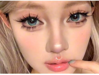 Self-adhesive Glue-free Lower False Eyelashes Fox Eyes Effect Winged Thick Segmented Under Lash Easy Application