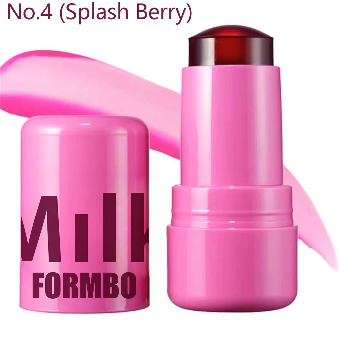 Face Makeup MILK Cooling Water Jelly Tint Lip & Cheek Blush Stain Hydrating Bouncy Jelly Texture Long Lasting Blush 5g 04SPLASH BERRY