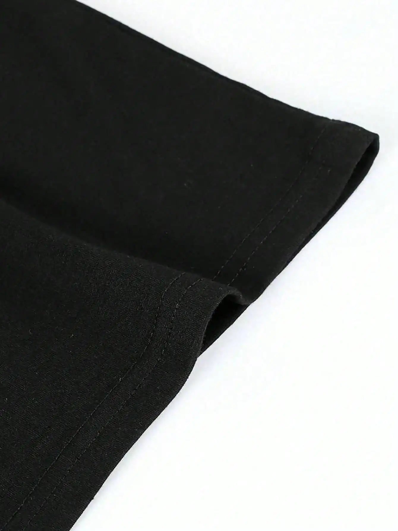 Plus Size Women'S Inspirational Quote T-Shirt,Short Sleeve Crew Neck, Regular Length, Summer Top, Black with Letter Print Design