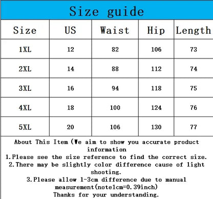 Plus Size Fashion Printed For Women Cropped Leggings Women's Tight Pants Seven-point Leggings