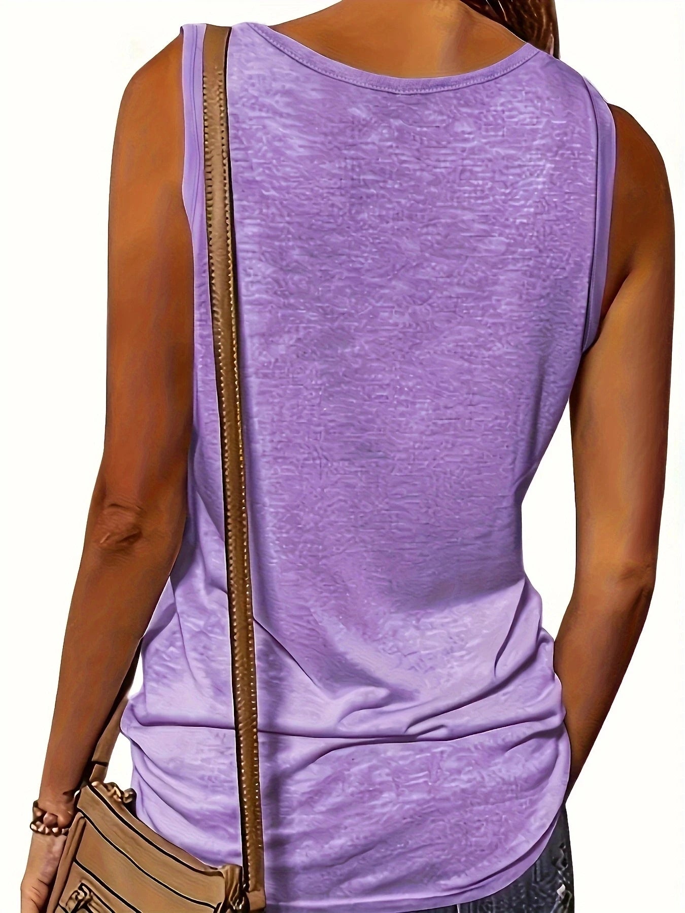 Versatile Women's V-Neck Half-Zip Tank Top - Casual All-Season Wear with Durable Stretch Fabric