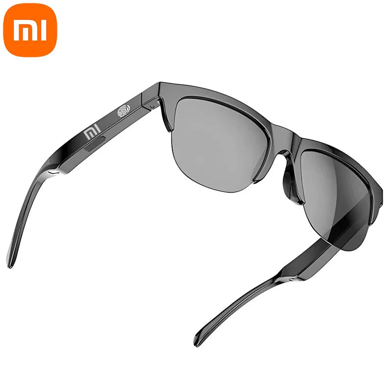 Xiaomi Bluetooth Glasses Earphones 2025 New Edition, Glasses with Earphone Function Smart Touch Waterproof Microphone Earphones Badiee Stylez
