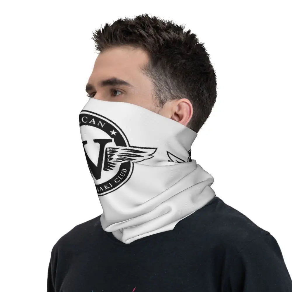 Vulcan Motorcycle Modren Bandana Neck Cover Printed Wrap Scarf Multi-use Headwear Outdoor Sports Unisex Adult Washable