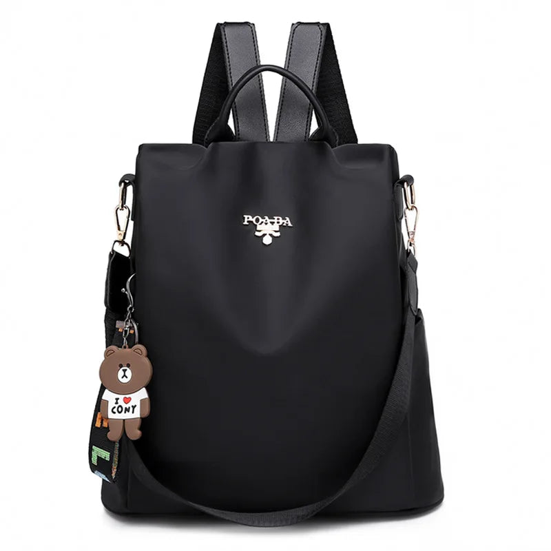 Fashion Backpack Women Oxford Cloth Shoulder Bag 2024 School Bags For Teenage Girls Light Ladies Travel Bagpack Mochila Feminina