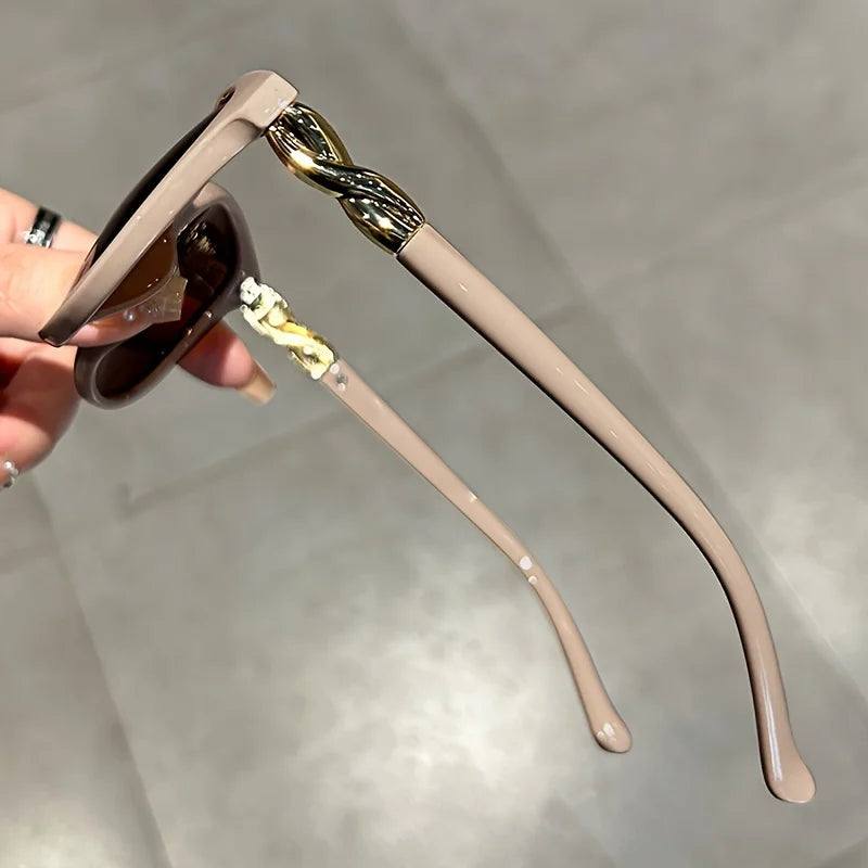 Women's Cat Eye Sunglasses Retro Butterfly Sunglasses Women's Fashion Mountaineering Sunglasses Badiee Stylez