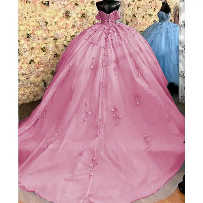 Shinny Party Dress 15 Quinceanera Dresses Ball Gown Luxury 15 Year Old Dress Formal Dress For 15 Years Party Customized Badiee Stylez