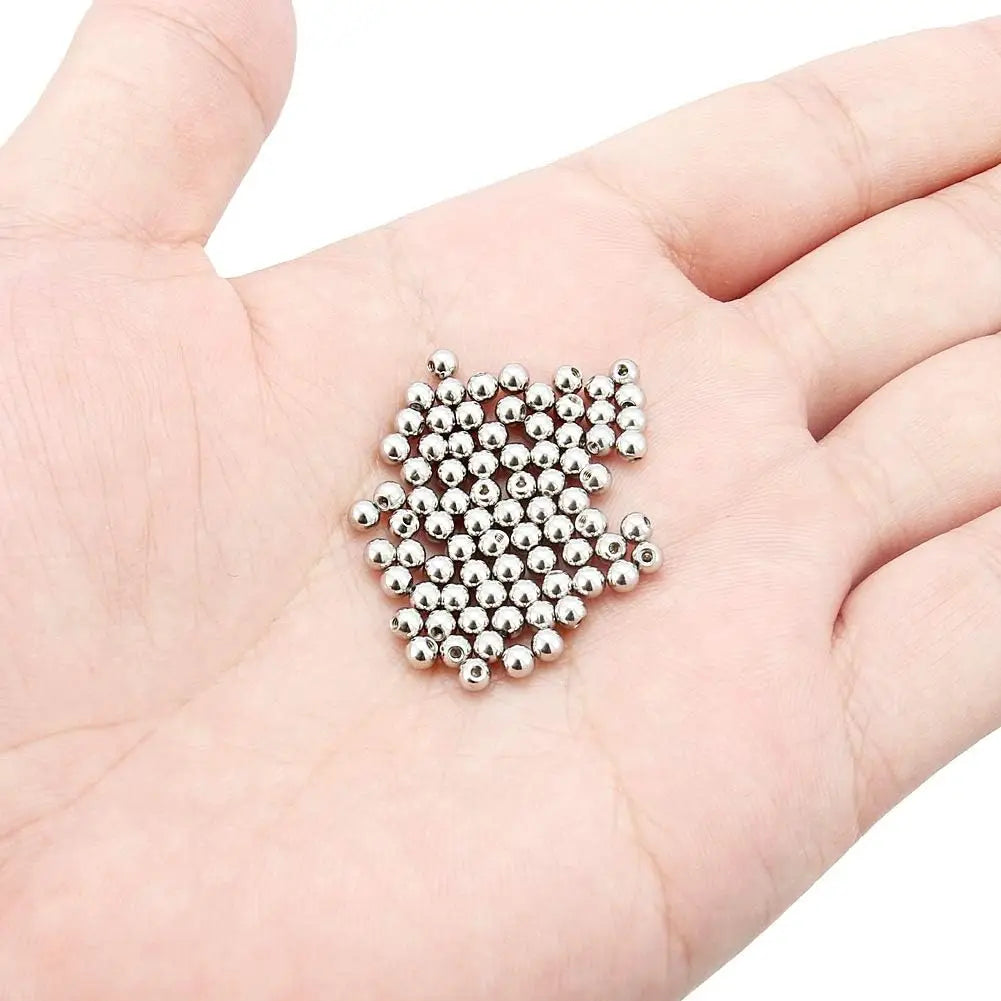 100 Pcs/bag 3mm 4mm Replacement  BALLS  Threaded Surgical Steel Industrial Barbell Tongue Belly Body Piercing Parts Badiee Stylez