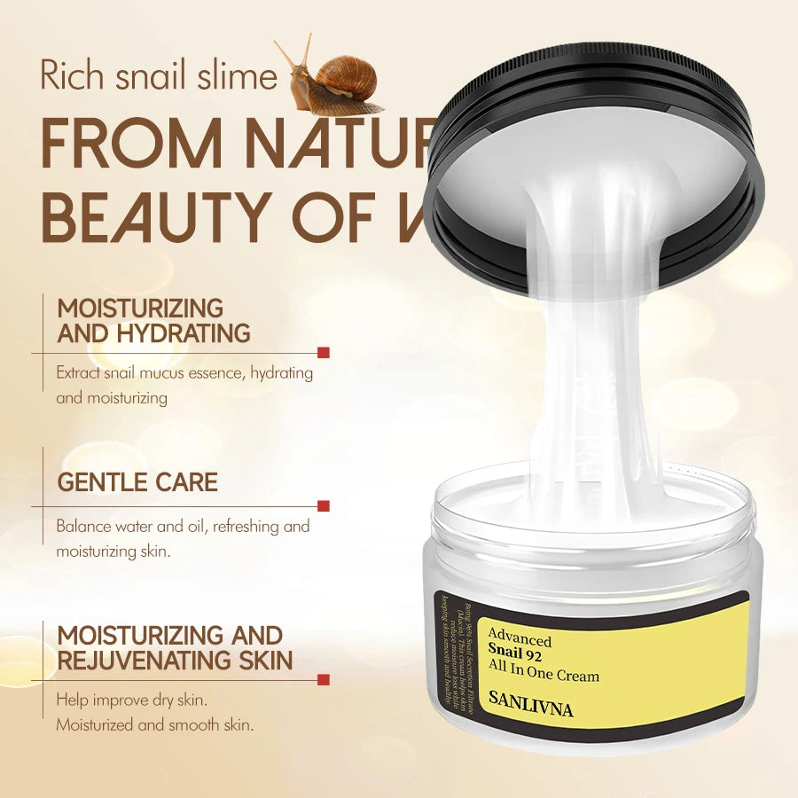 Snail 92 cream, moisturizing, anti-drying and peeling, moisturizing skin moisturizing cream Korean skin care products