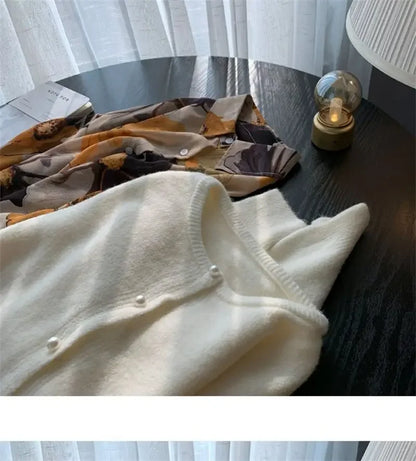 Solid Cardigan Sweater Fall Women Clothing Korean Fashion O-neck Long Sleeve Top Single Breasted Sweet Knitted Mujer Outerwear