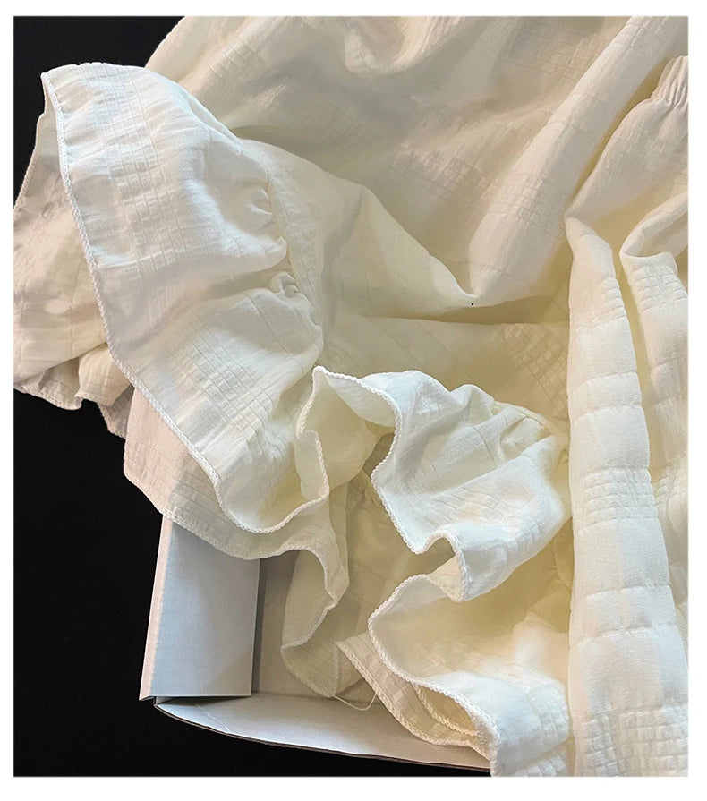 Summer Sexy Strap Spwear Women's ort Pants Loose Fit Home Clothes Set with Chest Pad 2024 New Tread Cotton Thin Woven