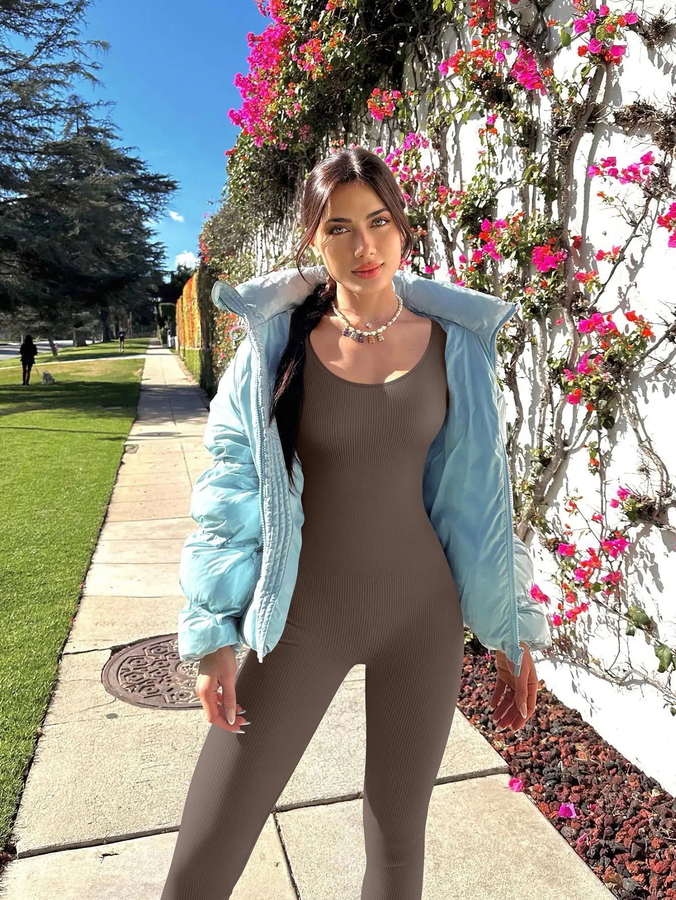 Women's Yoga Jumpsuit Seamless Sports Yoga Bodysuit Fashionable Fitness Sportwear Yoga Romper Badiee Stylez