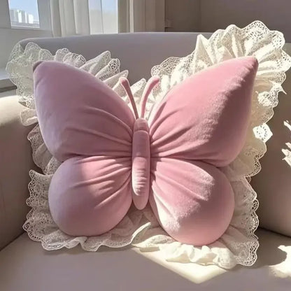 Princess Butterfly Office Pillow Living Room Bow Bedroom Car Sofa Cushion Home New Pillow Room Badiee Stylez