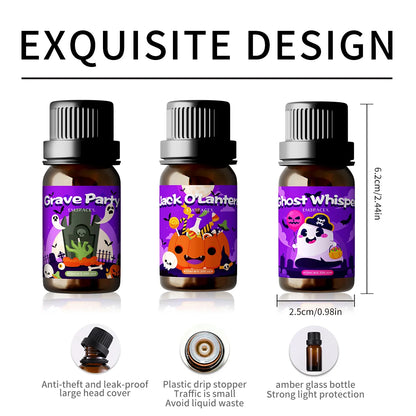 10ml Jack O'Lantern Essential Oil Halloween Gifts Pumpkin Fragrance Oil Halloween perfume Halloween candles Halloween decoration