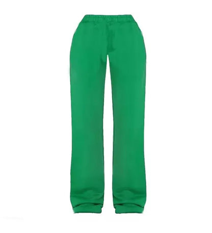 Patchwork 2 Piece Set Tracksuit Women Zip Wide Waist Crop Hooded Pocket Jacket + Sporty Pants Matching Casual Basic Suit