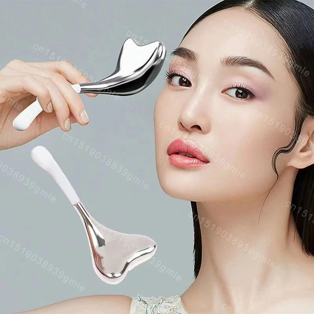 Ice Facial Roller Gua Sha Cryo Sticks Facial Skin Care Beauty Lifting Contouring Tools Reusable Ice Globe Balls Face Massagers