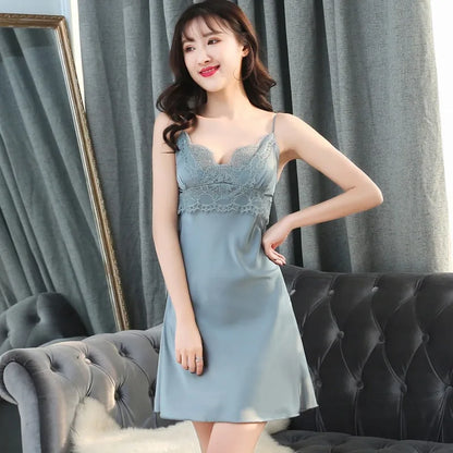 Personalized name Women Kimono Bathrobe Bride Bridesmaid Wedding Robe Set Lace Trim Sleepwear Casual Home Clothes Nightwear blue-gray gown