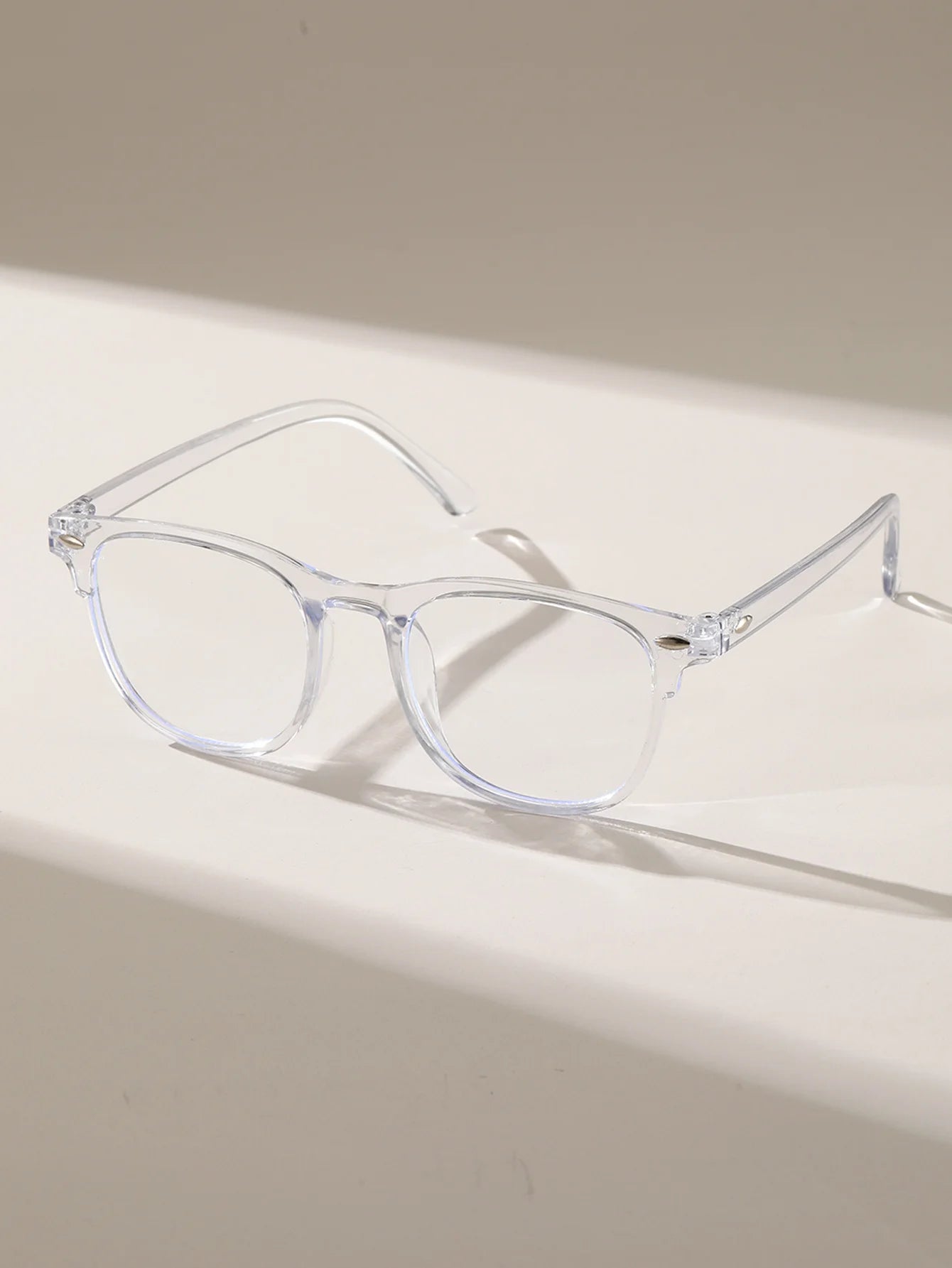 1PC/2PCS Fashion Pentos Plastic Frame Anti-Blue Light Clear Glasses For Daily Office Reading Life Eye Protection Accessories. Badiee Stylez