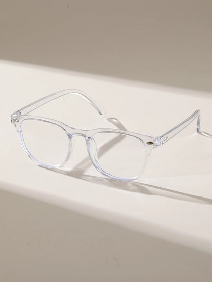 1PC/2PCS Fashion Pentos Plastic Frame Anti-Blue Light Clear Glasses For Daily Office Reading Life Eye Protection Accessories. Badiee Stylez