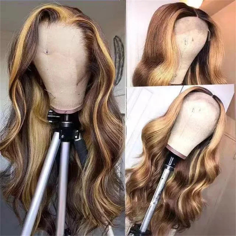 Front Body Wave Lace Wigs Human Hair Pre Pinched Human Hair Lace Closure Glueless Wigs Brazilian Human Hair Wigs For Black Women Badiee Stylez