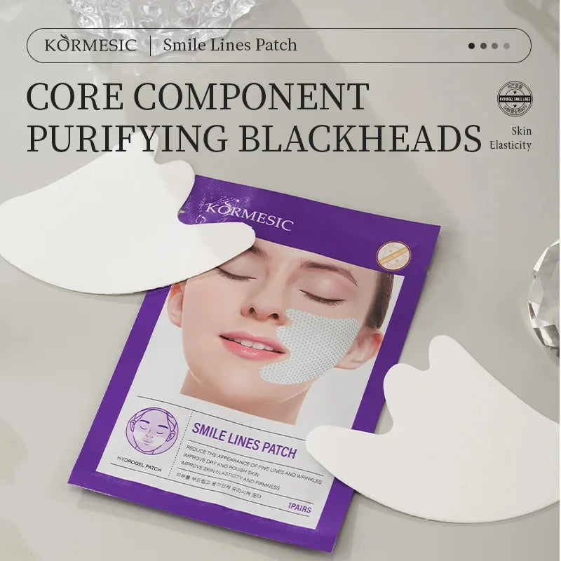 Hydrogel Smile Lines Patch Reduce Fne Lines Lifting Sagging Improve Dry Rough Smooth Enhance Skin Elasticity Moisturizing Care