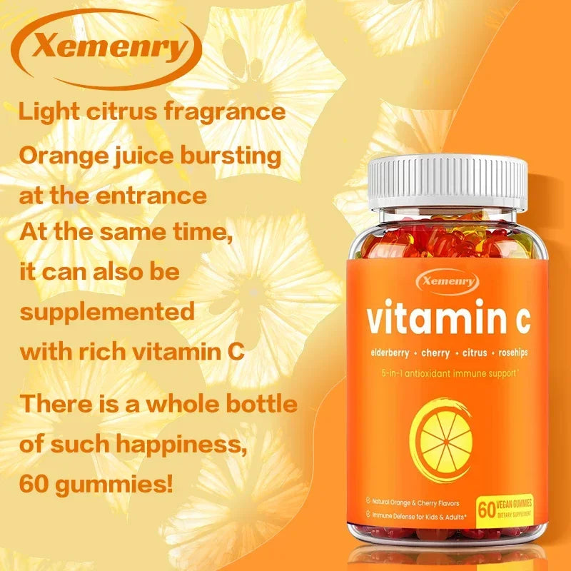Vitamin c - Overall Health Vitamin Dietary Supplement, Boosts Immunity, Gluten-Free Vegetarian