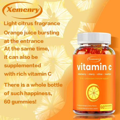 Vitamin c - Overall Health Vitamin Dietary Supplement, Boosts Immunity, Gluten-Free Vegetarian