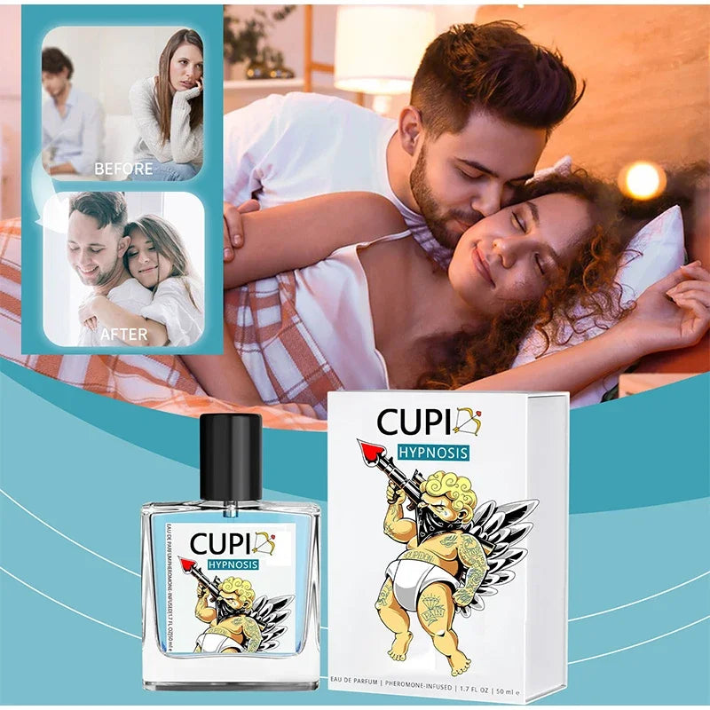 50ml Original Cupid Men's Pheromone Cologne Lasting Mature Hypnotic Rich Fragrance High Quality Hombre Perfume Body Spray - Badiee Stylez