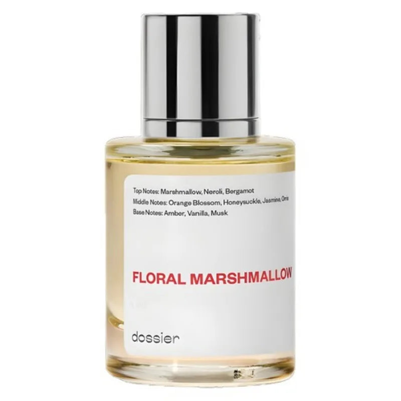 50ML Dossier Ambery Saffron Ambery Vanilla Floral Marshmallow Gourmand White Flowe Arabian Women's Perfume Birthday Present Badiee Stylez