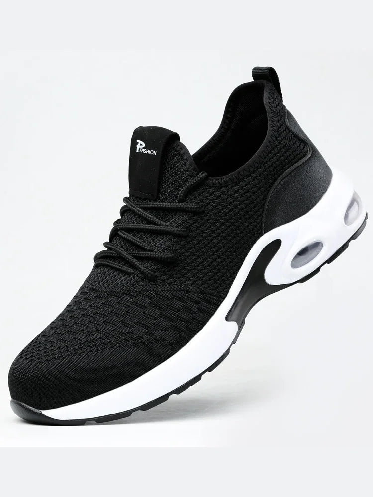 2025 Lightweight Men Safety Shoes Steel Toe Cap Work Sneakers Men Protective Shoes Anti-smash Anti-puncture Indestructible Shoes - Badiee Stylez