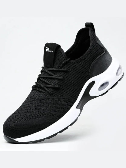 2025 Lightweight Men Safety Shoes Steel Toe Cap Work Sneakers Men Protective Shoes Anti-smash Anti-puncture Indestructible Shoes - Badiee Stylez