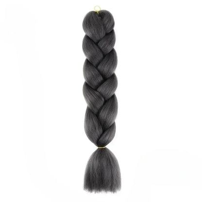 YUNLU 24Inch Synthetic Crochet Hair Extensions for White Women Box Twist 165g Jumbo Braiding Hair Pre Stretched Wholesale A38 24inches