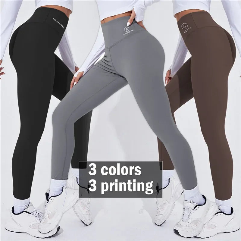 High Waist Yoga Warm Leggins Sports Tights Thermal Woman Running Pants Sexy Butt Lifting Leggings Push Up Panties Gym Fitness Badiee Stylez