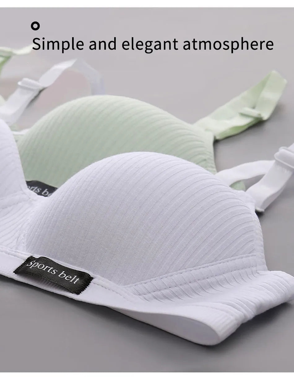 Sport Underwear for Teens Seamless Girl No Underwire Training Bra Soft Skin-Friendly School Girl Small Size Bra Clothing Badiee Stylez